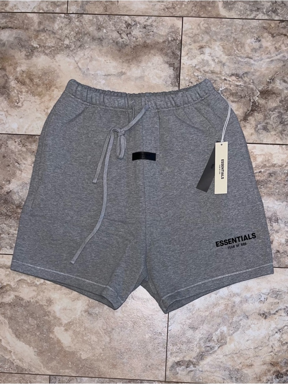 Fear of God Essentials Sweatshort Dark Oatmeal Size Large